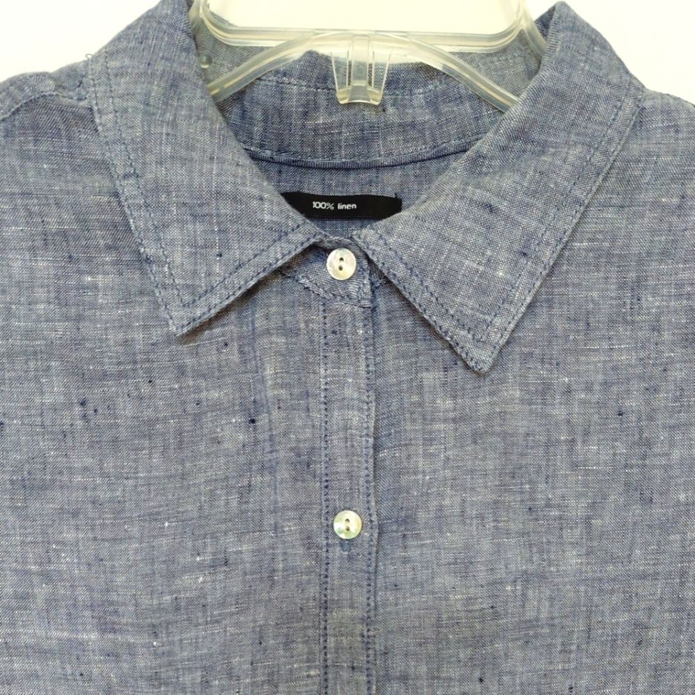 Jones & Co linen blouse size M